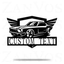 Muscle Car Monogram