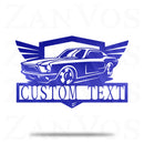 Muscle Car Monogram