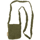 Mushroom Crossbody Bag | Cotton Shoulder Sling Handbag | 6.5" x 8"