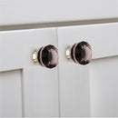 Merlot 1-1/4 in. Crystal Cabinet Knob