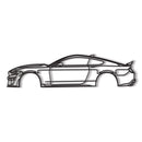 Mustang GT500 Detailed Metal Car Wall Art - NC1059