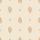 Beige Drop Pattern Wallpaper