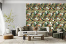 Stylish Green Floral Wallpaper Smart