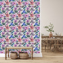 Elegant Exotic Flowers Wallpaper Chic High-Quality