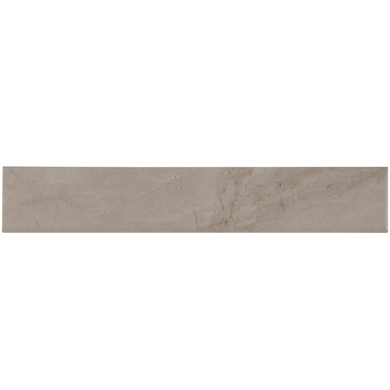 Adella Gris Bullnose 3"x18" Glazed Porcelain Wall Tile - MSI Collection product shot tile view