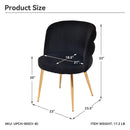 NADOR Black Accent Chair