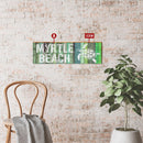 Personalized Location Town Name Wooden Sign | Customizable Wall Art Print on Real Wood | Lake Beach House Home Decor