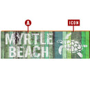Personalized Location Town Name Wooden Sign | Customizable Wall Art Print on Real Wood | Lake Beach House Home Decor