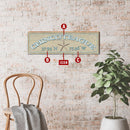 Customizable Coastal Tan Latitude Longitude Sign | Wall Art Print on Real Wood