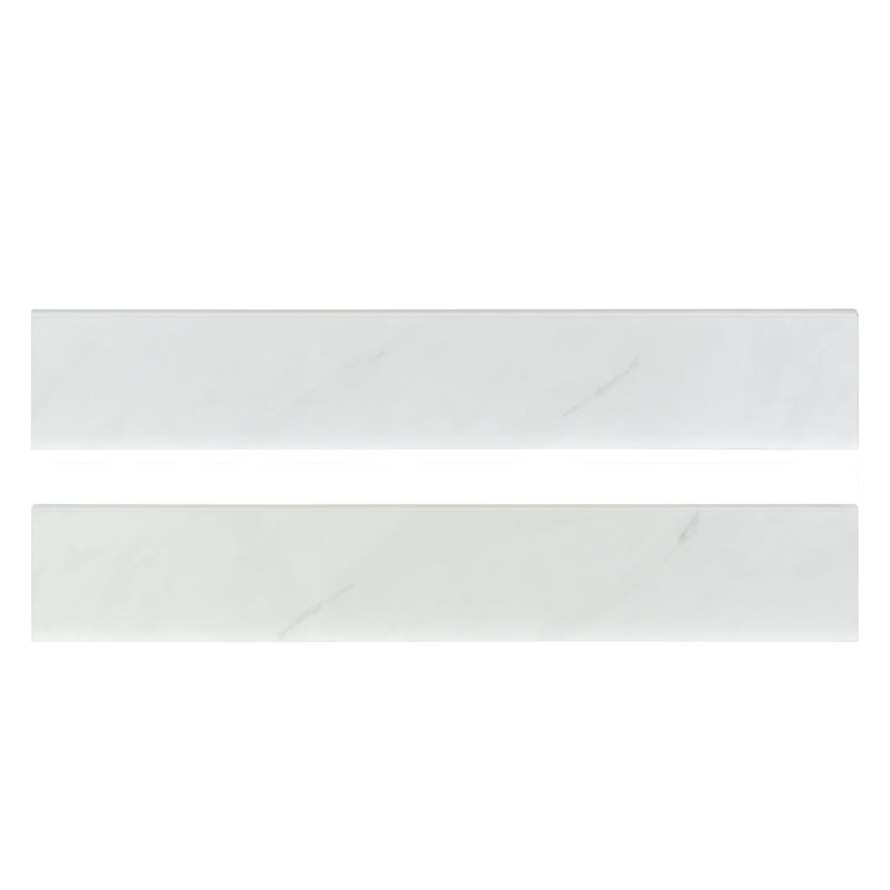 Aria Ice Bullnose 3"x18" Polished Porcelain Wall Tile - MSI Collection product shot multi tile view