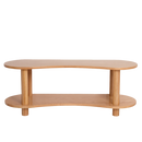 Leni Shelf Low – European Oak Two-Tier Storage for Early Childhood Spaces
