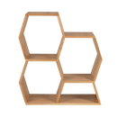 Honeycomb Shelf – Medium | Modular European Oak Storage