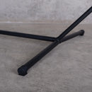 Nautico Anthracite Colombia Zebra - Organic Cotton Kingsize Hammock with Powder Coated Steel Stand