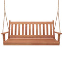 Keystone Amish Co. 6 Foot Franklin Red Cedar Porch Swing with Cup Holders