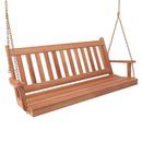 Keystone Amish Co. 4 Foot Franklin Red Cedar Porch Swing with Cup Holders
