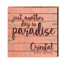 Paradise Oriental, NC | Real Art Print on Wood