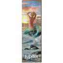 Jupiter Sunset Mermaid | Wall Art Print on Real Wood