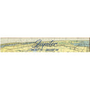 Jupiter NOAA Chart | Wall Art Print on Real Wood