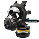 Parcil Safety NB-100V Tactical Gas Mask with Voice Amplifier