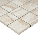 Bernini Bianco 12"x12" Matte Porcelain Mosaic Floor Wall Tile - MSI Collection