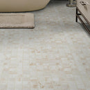 Bernini Bianco 12"x12" Matte Porcelain Mosaic Floor Wall Tile - MSI Collection
