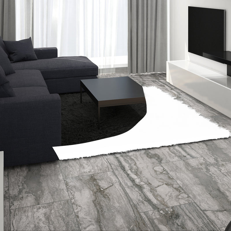 Bernini Carbone Bullnose 3"x18" Matte Porcelain Wall Tile - MSI Collection product shot room view 2