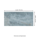 Biotite 24"x48" Polished Porcelain Floor And Wall Tile - MSI Collection measurement view