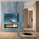 Biotite 24"x48" Polished Porcelain Floor And Wall Tile - MSI Collection living room view
