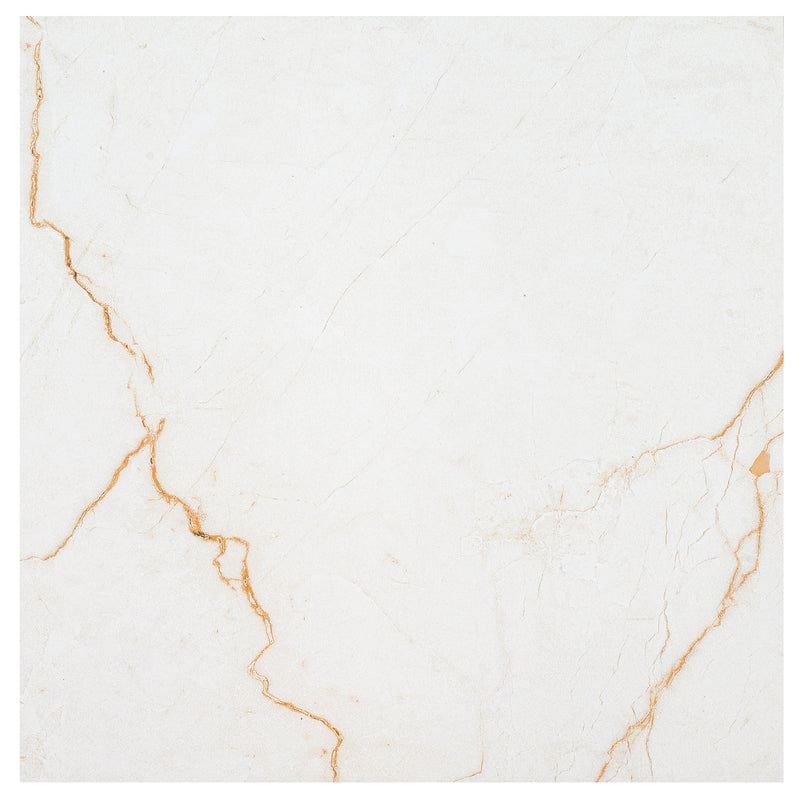 Brighton Gold 24"x24" Polished Porcelain Floor and Wall Tile - MSI Collection profile view