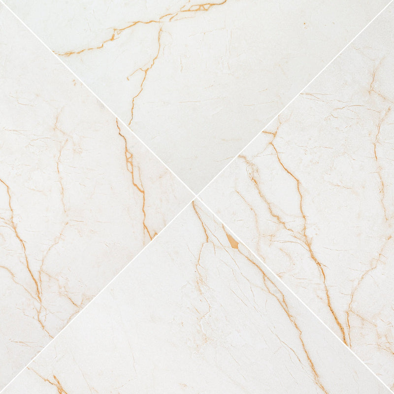 Brighton Gold 24"x24" Polished Porcelain Floor and Wall Tile - MSI Collection angle view