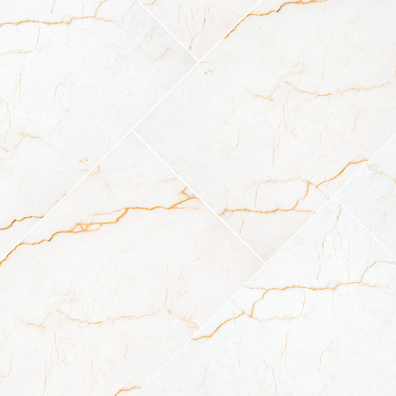 Brighton Gold 24"x48" Polished Porcelain Floor and Wall Tile - MSI Collection angle view