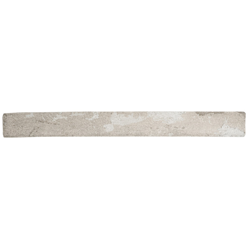 Brickstone Ivory 2"x18" Matte Porcelain Floor and Wall Tile - MSI Collection product shot single tile view