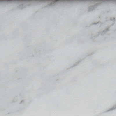Carrara Bullnose 3"x18" Matte Porcelain Wall Tile - MSI Collection product shot closeup view