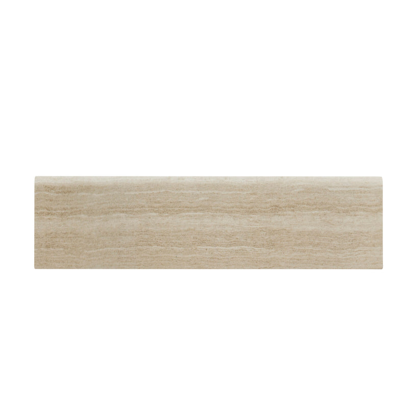 Charisma White  Bullnose 3"x18" Glazed Porcelain Wall Tile - MSI Collection product shot tile view
