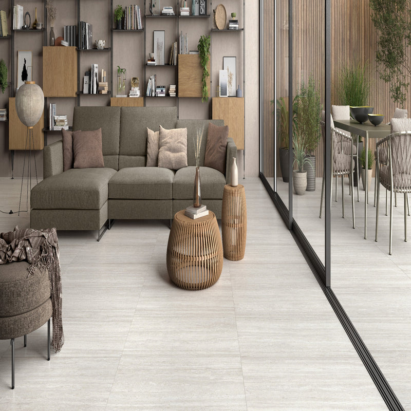 Cordova Lablanca 24"x48" Matte Porcelain Floor & Wall Tile - MSI Collection sofa view
