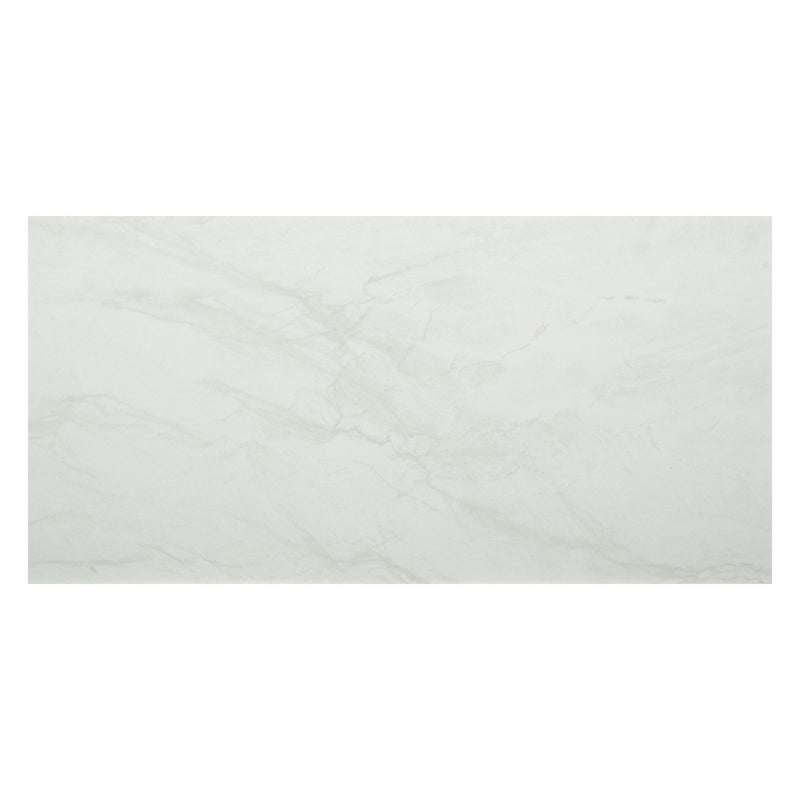 Durban White 12"x24" Matte Porcelain Floor and Wall Tile - MSI Collection wall view