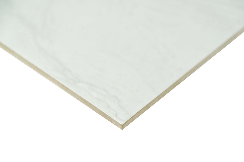 Durban White 12"x24" Matte Porcelain Floor and Wall Tile - MSI Collection edge view 2