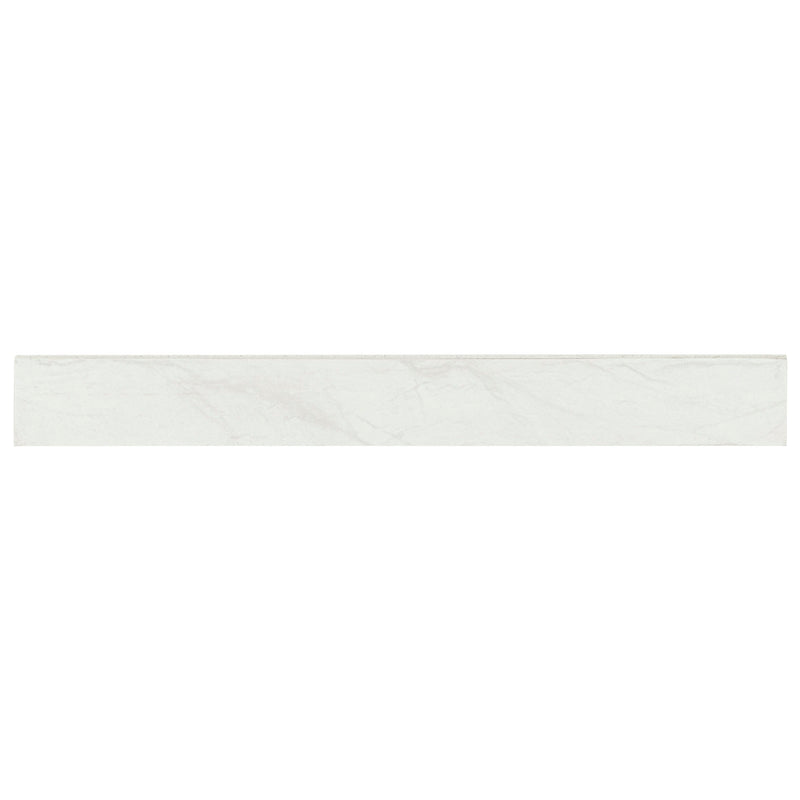 Durban White 3"x24" Matte Porcelain Bullnose Wall Tile - MSI Collection product shot tile view