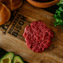 Bison Burger Patties | 12 - 1/3 lb Pre-Formed Burgers | Case of 4 | Nebraska Bison