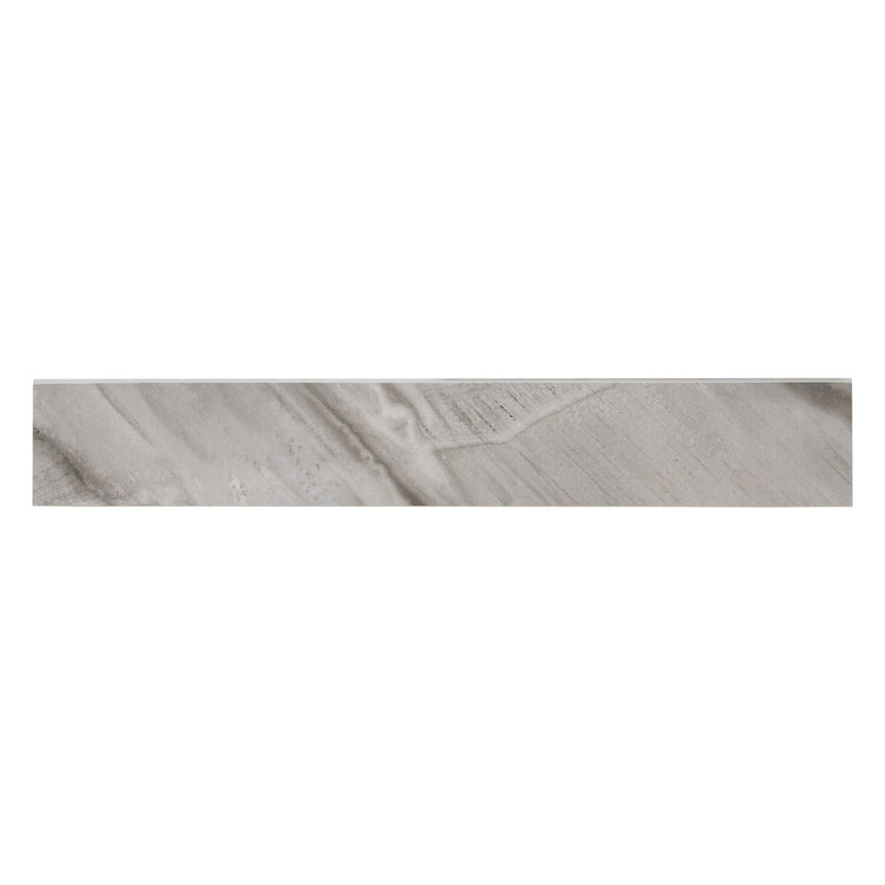 Durban White 3" x 24" Polished Porcelain Bullnose Wall Tile - MSI Collection product shot tile view