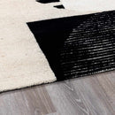 Brooklyn Black&White Modern Wool Rug