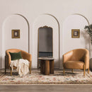 Neola White/Brown Oushak Rug
