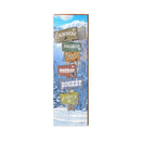 Cannon Snowy Mountain Directional | Wall Art Print on Real Wood