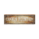 Cannon Mountain New Hampshire Wood Sign