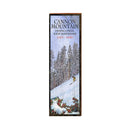 Cannon Mountain Downhill Ski with Bird Franconia | Wall Art Print on Real Wood