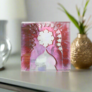 Acrylic Art Block - Crespi Arch Pink