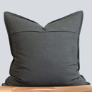 Gávea Solid Color Pillow Cover | Charcoal Gray