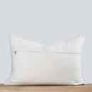 Mia Floral Block Printed Pillow Cover | Forest Green | Lumbar