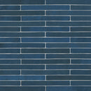 Flamenco 2"x18" Hale Navy Brick Look Glossy Porcelain Wall Tile view