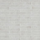 Flamenco 2"x18" Princess White Brick Look Glossy Porcelain Wall Tile - MSI Collection wall  view